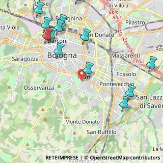 Mappa Via Cavallina, 40137 Bologna BO, Italia (2.90429)
