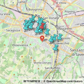 Mappa Via Cavallina, 40137 Bologna BO, Italia (1.5245)