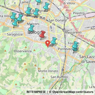 Mappa Via Cavallina, 40137 Bologna BO, Italia (2.80077)