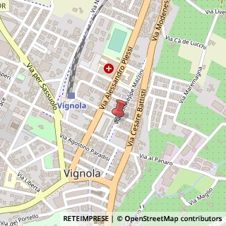 Mappa 10 Via Mazzini Giuseppe, Vignola, MO 41058, 41058 Vignola MO, Italia, 41058 Vignola, Modena (Emilia Romagna)