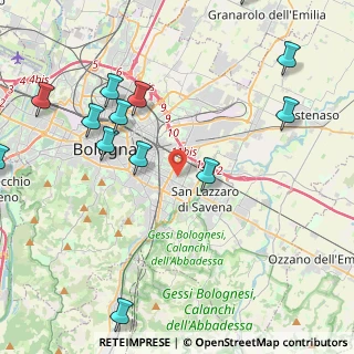 Mappa Via Pietro Pomponazzi, 40139 Bologna BO, Italia (5.47154)