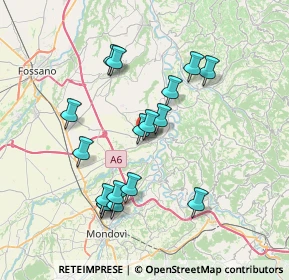 Mappa Via Circonvallazione, 12061 Carrù CN, Italia (7.07118)