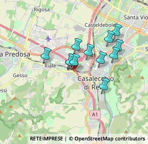 Mappa Localita’ Ceretolo, 40033 Casalecchio di Reno BO, Italia (1.40833)