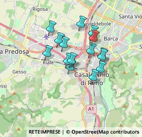 Mappa Localita’ Ceretolo, 40033 Casalecchio di Reno BO, Italia (1.33467)