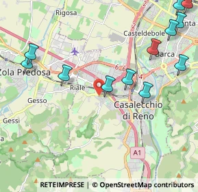 Mappa Via Massarenti Giuseppe, 40033 Casalecchio di Reno BO, Italia (3.102)
