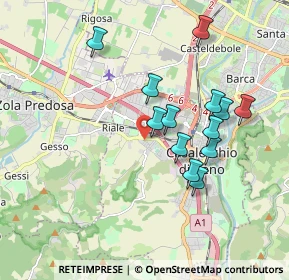 Mappa Via Massarenti Giuseppe, 40033 Casalecchio di Reno BO, Italia (1.70538)