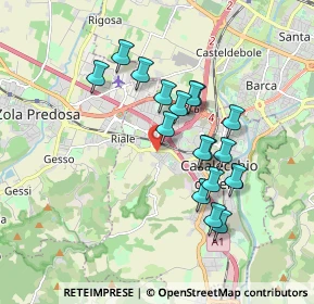 Mappa Via Massarenti Giuseppe, 40033 Casalecchio di Reno BO, Italia (1.58765)