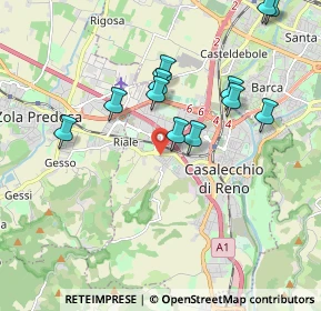 Mappa Via Massarenti Giuseppe, 40033 Casalecchio di Reno BO, Italia (1.94583)