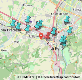 Mappa Via Massarenti Giuseppe, 40033 Casalecchio di Reno BO, Italia (1.76933)