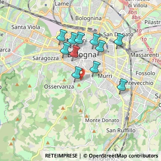 Mappa Universita' degli studi di Bologna facolta' di medicina e chirurgia, 40136 Bologna BO, Italia (1.61091)