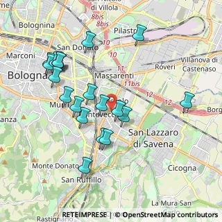 Mappa Via Paganino Bonafede, 40139 Bologna BO, Italia (2.0335)