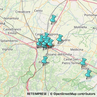 Mappa Via Paganino Bonafede, 40139 Bologna BO, Italia (10.98417)