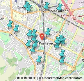 Mappa Via Gaspare Nadi, 40139 Bologna BO, Italia (1.004)