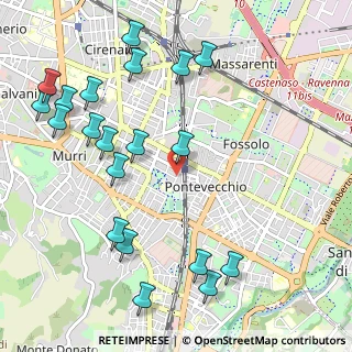 Mappa Via Gaspare Nadi, 40139 Bologna BO, Italia (1.3005)