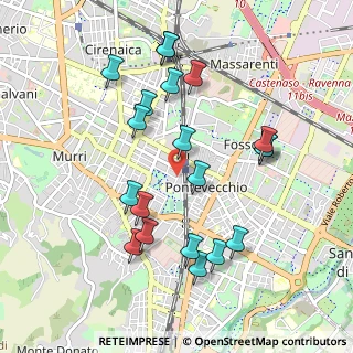 Mappa Via Gaspare Nadi, 40139 Bologna BO, Italia (1.0025)