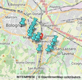 Mappa Via Gaspare Nadi, 40139 Bologna BO, Italia (1.3)