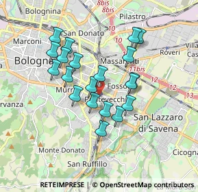 Mappa Via Gaspare Nadi, 40139 Bologna BO, Italia (1.5285)