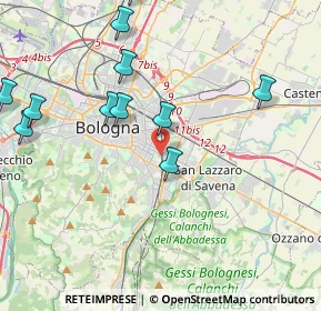 Mappa Via Gaspare Nadi, 40139 Bologna BO, Italia (4.75909)