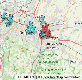 Mappa Via Gaspare Nadi, 40139 Bologna BO, Italia (3.80533)