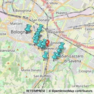 Mappa Via Pellizza da Volpedo, 40139 Bologna BO, Italia (1.3)