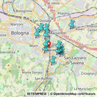 Mappa Via Pellizza da Volpedo, 40139 Bologna BO, Italia (1.19769)