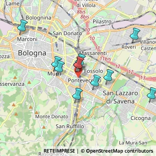Mappa Via Pellizza da Volpedo, 40139 Bologna BO, Italia (1.79)