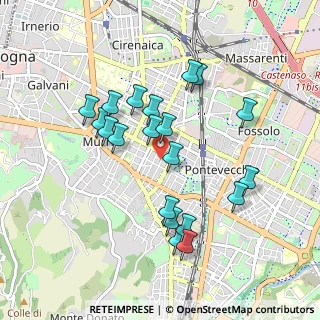 Mappa Via Laura Bassi Veratti, 40137 Bologna BO, Italia (0.8905)