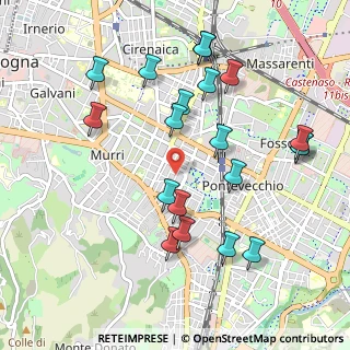 Mappa Via Laura Bassi Veratti, 40137 Bologna BO, Italia (1.0775)