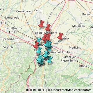 Mappa Via Laura Bassi Veratti, 40137 Bologna BO, Italia (9.4365)