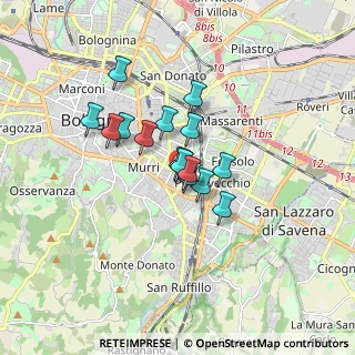 Mappa Via Laura Bassi Veratti, 40137 Bologna BO, Italia (1.16)