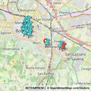 Mappa Via Laura Bassi Veratti, 40137 Bologna BO, Italia (2.14118)