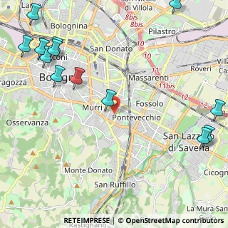 Mappa Via Laura Bassi Veratti, 40137 Bologna BO, Italia (3.22538)