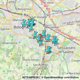 Mappa Via Laura Bassi Veratti, 40137 Bologna BO, Italia (1.43294)
