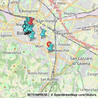 Mappa Via Laura Bassi Veratti, 40137 Bologna BO, Italia (2.34333)