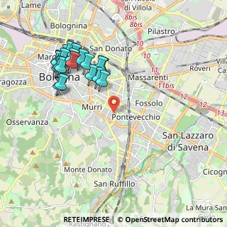Mappa Via Laura Bassi Veratti, 40137 Bologna BO, Italia (2.168)