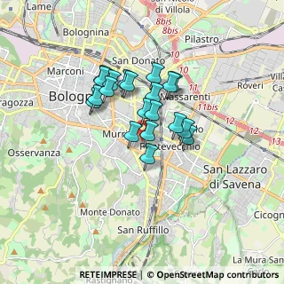 Mappa Via Laura Bassi Veratti, 40137 Bologna BO, Italia (1.273)