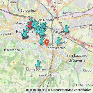 Mappa Via Laura Bassi Veratti, 40137 Bologna BO, Italia (1.752)