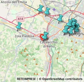 Mappa Via Luigi Boccherini, 40033 Casalecchio di Reno BO, Italia (4.944)