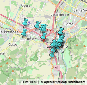 Mappa Via Luigi Boccherini, 40033 Casalecchio di Reno BO, Italia (1.3375)