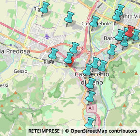 Mappa Via Luigi Boccherini, 40033 Casalecchio di Reno BO, Italia (2.398)