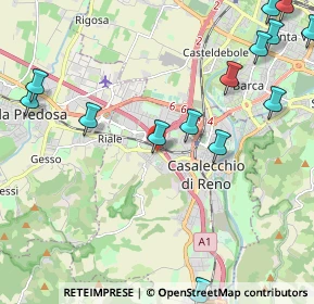 Mappa Via Luigi Boccherini, 40033 Casalecchio di Reno BO, Italia (3.05688)