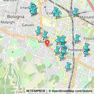 Mappa Via dello Sterlino, 40137 Bologna BO, Italia (1.228)