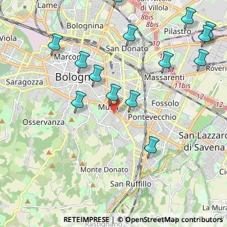 Mappa Via dello Sterlino, 40137 Bologna BO, Italia (2.61786)