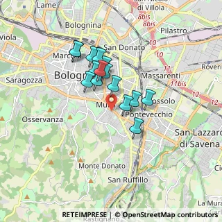 Mappa Via dello Sterlino, 40137 Bologna BO, Italia (1.352)