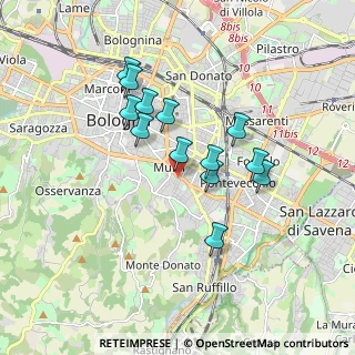 Mappa Via dello Sterlino, 40137 Bologna BO, Italia (1.51154)