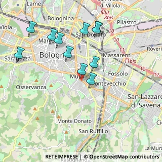 Mappa Via dello Sterlino, 40137 Bologna BO, Italia (1.99818)