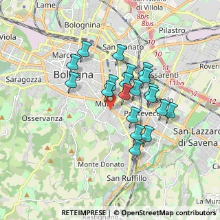 Mappa Via dello Sterlino, 40137 Bologna BO, Italia (1.4775)