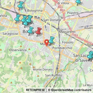 Mappa Via dello Sterlino, 40137 Bologna BO, Italia (3.09077)