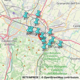 Mappa Via dello Sterlino, 40137 Bologna BO, Italia (2.74692)