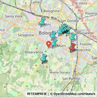Mappa Piazzale Giuseppe Bacchelli, 40136 Bologna BO, Italia (1.64733)